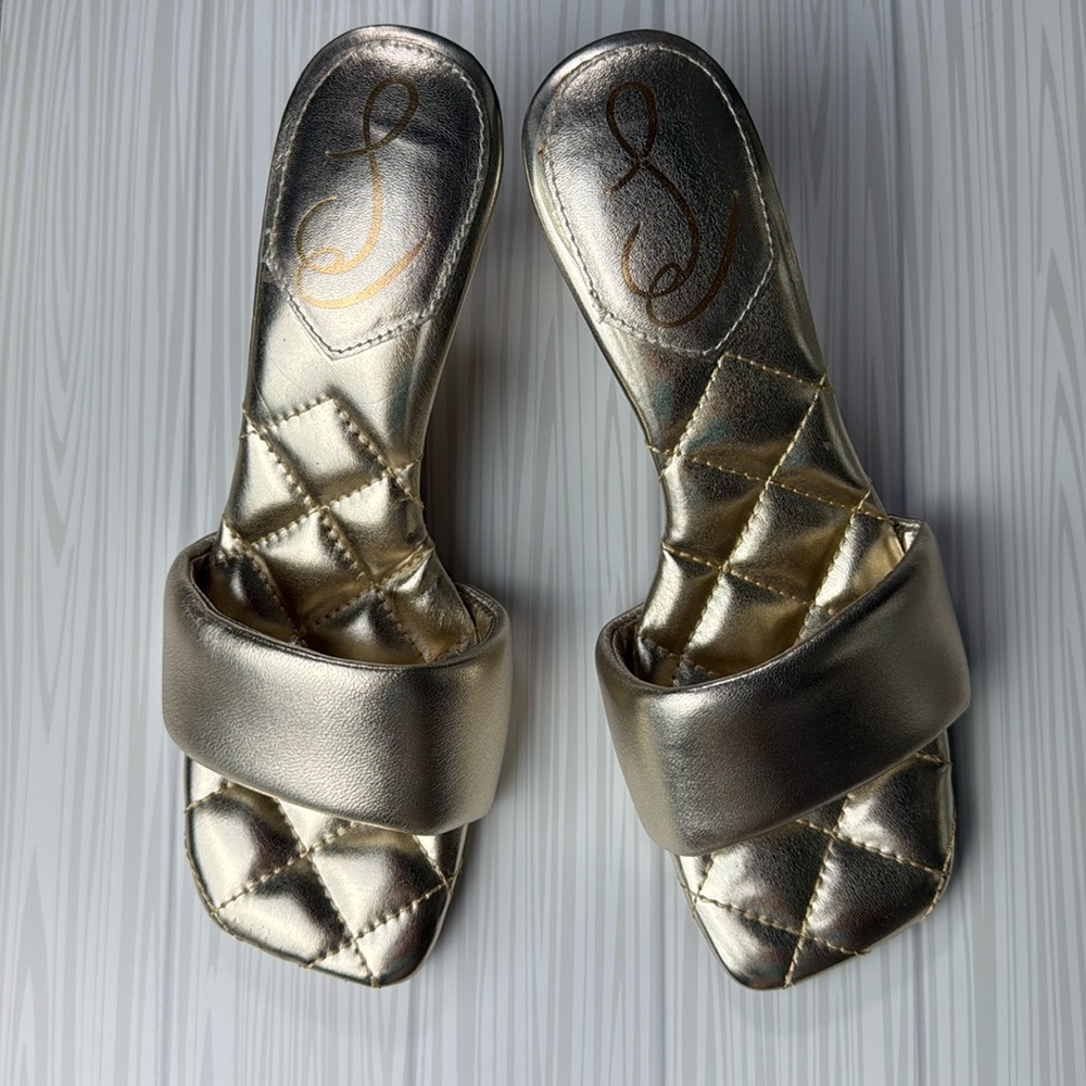 Sam Edelman Starla Gold Sandal - 6 1/2